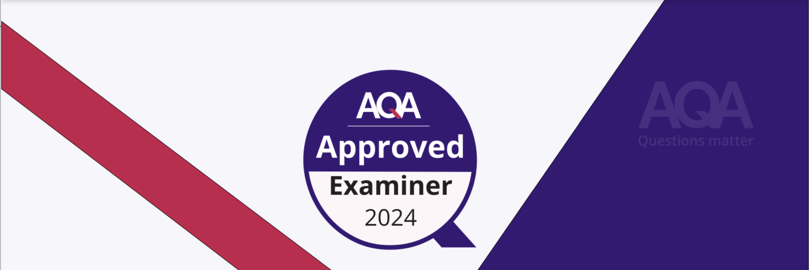 AQA Approved Examiner